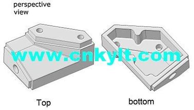 Zamak (zinco), connettore di alluminio dei tubi per stoccaggio/lo scaffale di impilamento (scaffale delle merci) fornitore