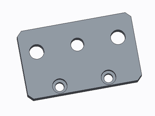 Il CNC di alluminio ha macinato l'OEM della parte del connettore che fa il servizio fornitore