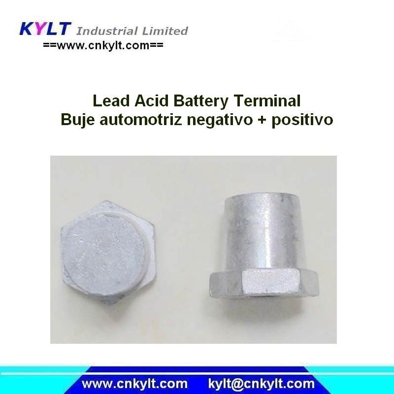 Terminali della lega di piombo di &amp;Positivo di KYLT Buje Automotriz Negativo per la batteria al piombo fornitore