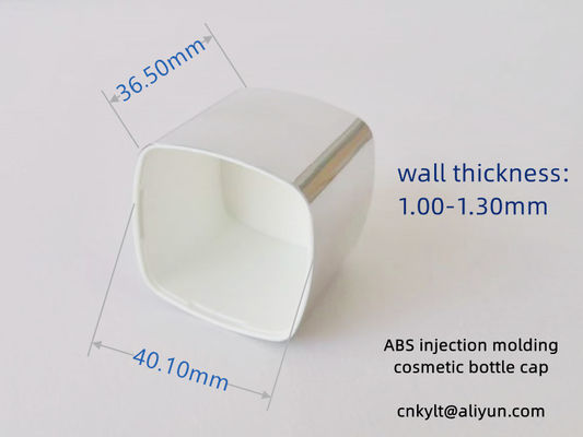 CAPPUCCIO METALLIZZATO UV DELLA BOTTIGLIA COSMETICA DEL PC DELL'ABS CHE FA SERVIZIO